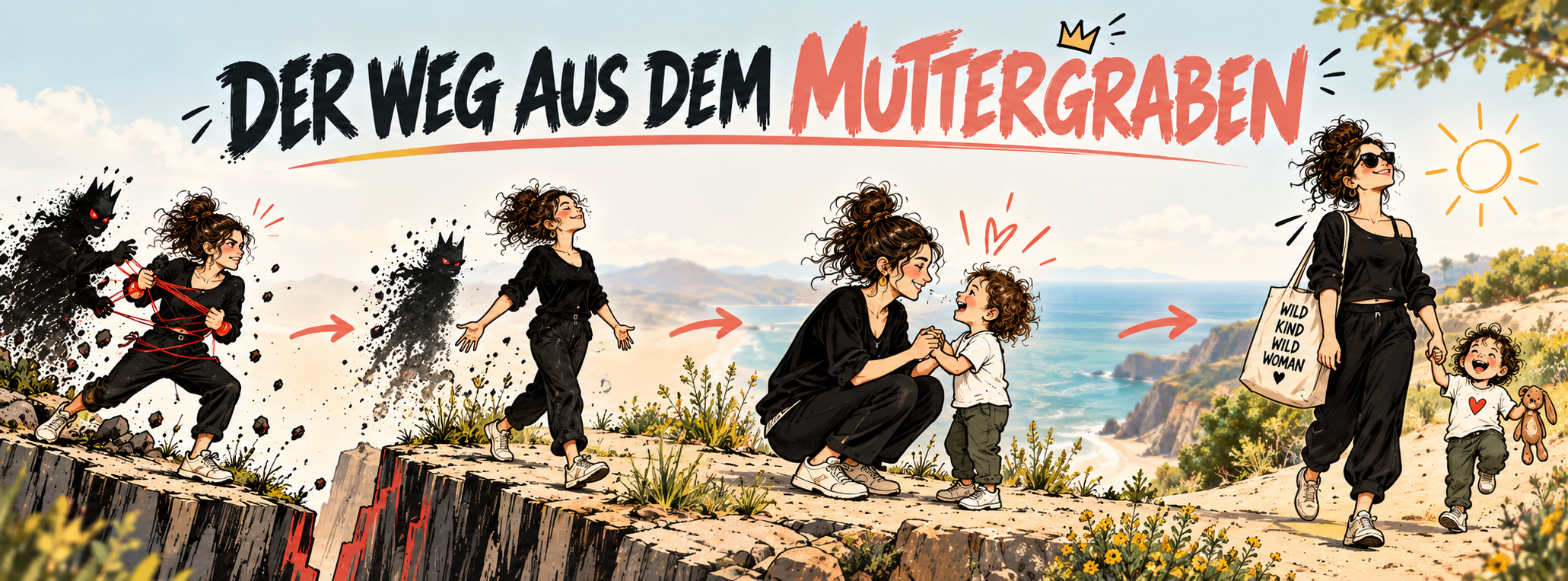 wie das Auflösen alter Verhaltensmuster dazu führen kann, dass eine Mutter ihr Kind nicht mehr anschreit